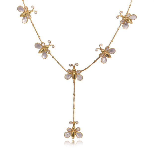 Oxidized silver butterfly pendant necklace with Rhodolite garnet. | KAZNESQ  Handmade Jewelry Artist